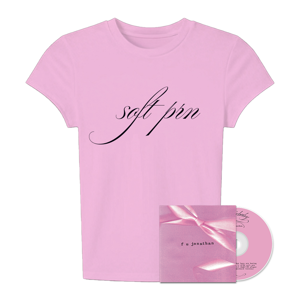 CD + pink "soft prn" T-Shirt bundle