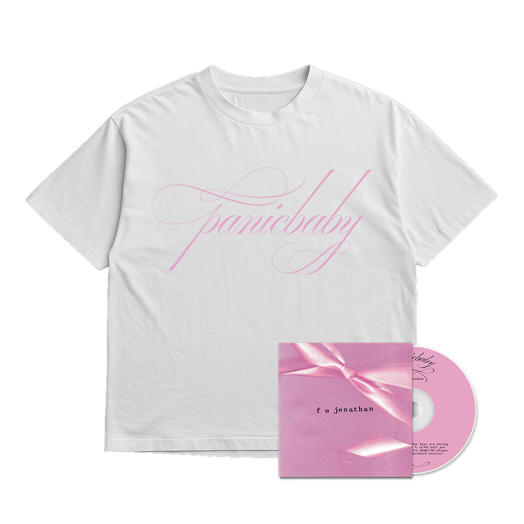 CD + white oversized T-Shirt bundle⋆.