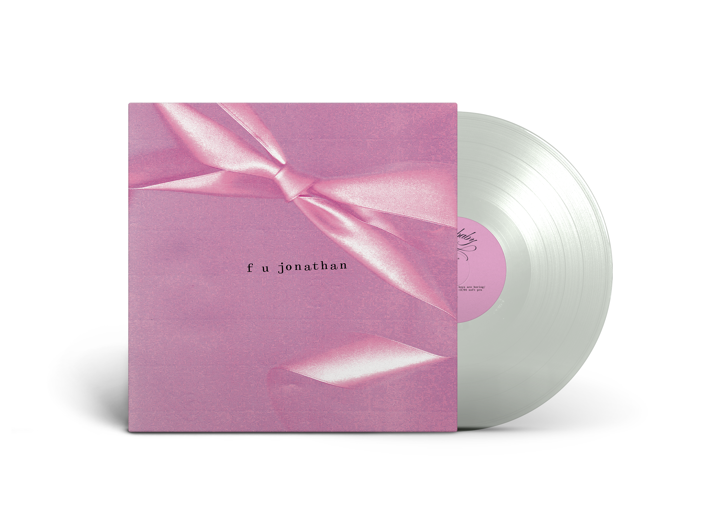 f u jonathan - Silver Vinyl [limited edition]⋆.