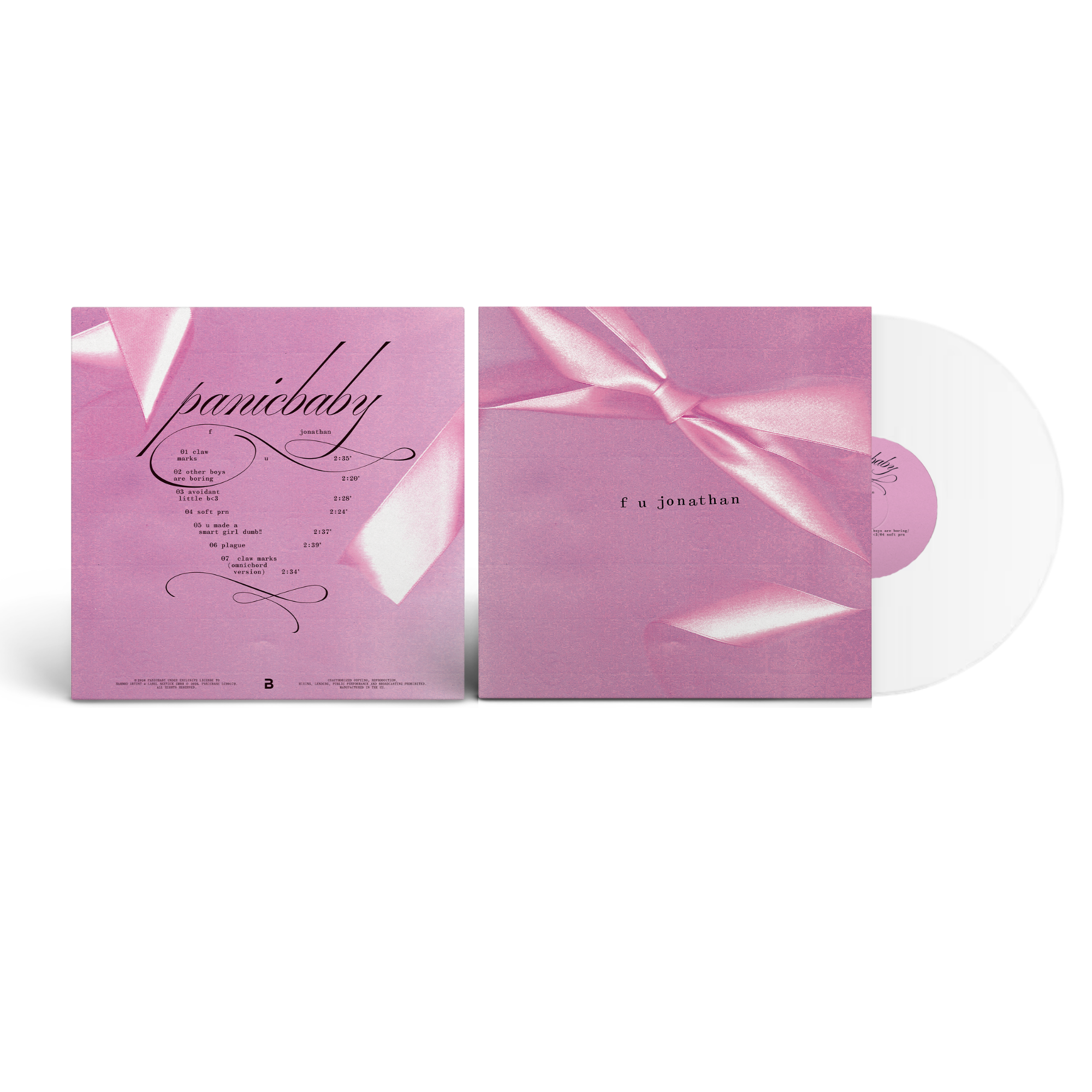 f u jonathan - White Vinyl